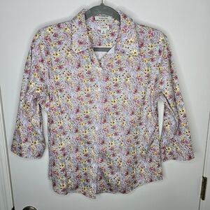 L.L. Bean Floral Print Shirt - Multicolor MP